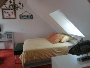 Postel nebo postele na pokoji v ubytování Chez Hortense 56