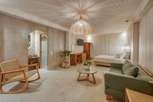 Posezení v ubytování Athera Suites Mykonos