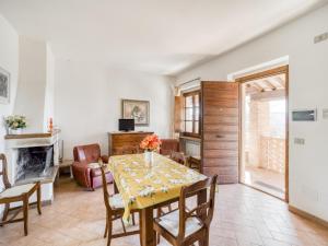 A seating area at Lovely Apartment in Citerna with Swimming Pool