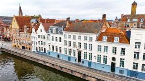 Nespecifikovaný výhled na destinaci Bruggy nebo výhled na město při pohledu z hotelu