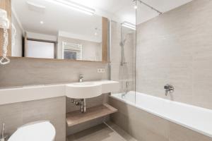 Koupelna v ubytování Haus Gariella