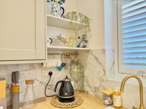 Una cocina o zona de cocina en Luxury Coastal Escape with Mumbles Lighthouse View Pass the Keys