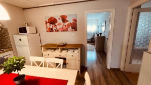 Kuchyňa alebo kuchynka v ubytovaní Strigonia Apartman