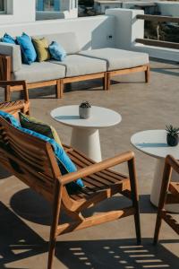 Posezení v ubytování Athera Suites Mykonos