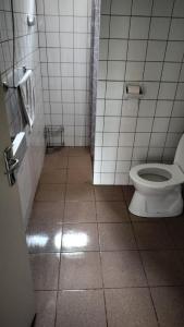 Koupelna v ubytování Dömös Danu Kemping