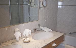 Koupelna v ubytování Wellnesshotel Mein Almhof Superior