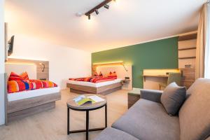 Postel nebo postele na pokoji v ubytování Gasthaus & Pension "Zur Schaabe"