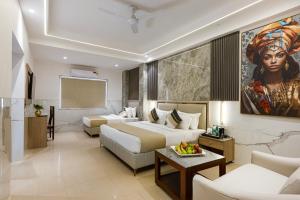Posezení v ubytování The Orion Hotel Era - Delhi Airport