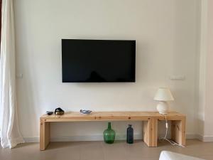 TV a/nebo společenská místnost v ubytování La Coma Sa Riera