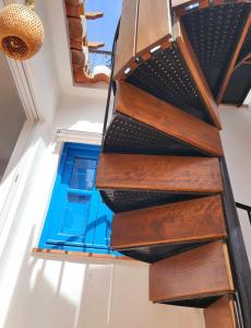 Bazén v ubytování Casa mi sùeño azul nebo v jeho okolí