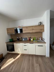 Kuchyň nebo kuchyňský kout v ubytování Apartmán Mikulov Sonnblick 1 + 5 fotografií
