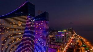 A general view of Batumi or a view of the city taken from a vendégházakat