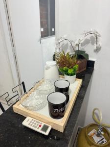 Dapur atau dapur kecil di Essenza Home