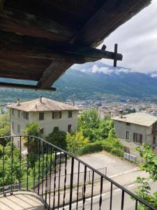 a view from the balcony of a house at Al Termen in Sondrio
