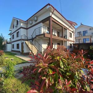 Bygningen som pensionatet ligger i