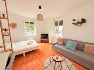 Posezení v ubytování La Perle de Schiltigheim - Cosy & Lumineux + 26 fotografií