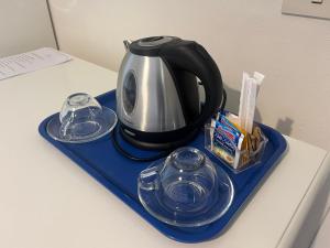 Coffee and tea making facilities at Hotel Villa Rodriguez