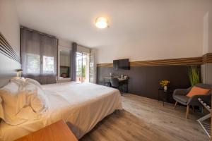Postel nebo postele na pokoji v ubytování Bed & Bike Feltre