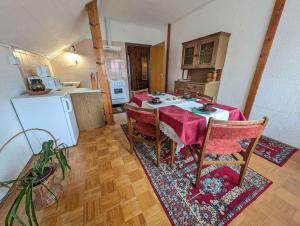 Kuchyň nebo kuchyňský kout v ubytování Apartments in Zalakaros 35286