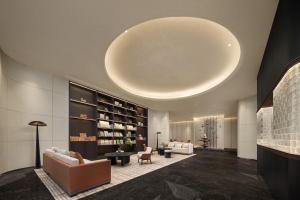 Posezení v ubytování Atour Hotel Nantong Development Zone Aeon Mall