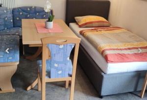 Ένα ή περισσότερα κρεβάτια σε δωμάτιο στο Souterrain