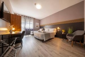Postel nebo postele na pokoji v ubytování Bed & Bike Feltre
