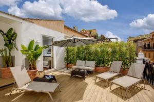 Ban công/sân hiên tại Relais Luxury Corso