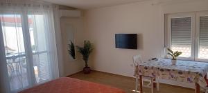 Μια τηλεόραση ή/και κέντρο ψυχαγωγίας στο Apartman Alaga D