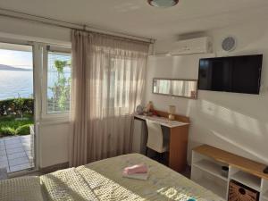 TV a/nebo společenská místnost v ubytování Apartman i sobe Martina