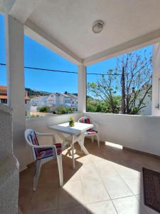 Balkón nebo terasa v ubytování APARTMANI LANA