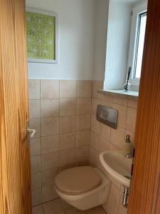 Koupelna v ubytování Gästezimmer Mia