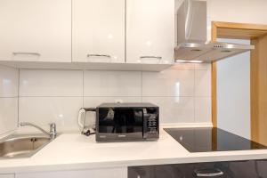 Kuchyň nebo kuchyňský kout v ubytování Luxury Apartment Aria
