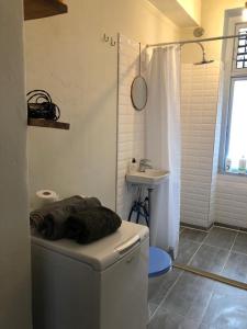 Koupelna v ubytování Best location at Vesterbro