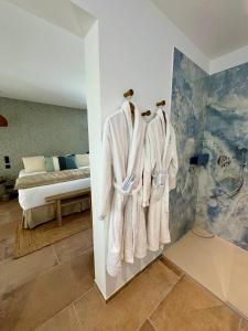Postel nebo postele na pokoji v ubytování Aria Cigala