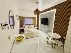 Postel nebo postele na pokoji v ubytování Stylish Studio in Heart of Miami + 8 fotografií