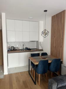 Kuchyň nebo kuchyňský kout v ubytování Balkan Square 55