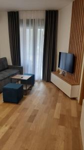 TV a/nebo společenská místnost v ubytování Balkan Square 55