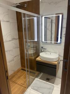 Koupelna v ubytování Balkan Square 55 + 26 fotografií