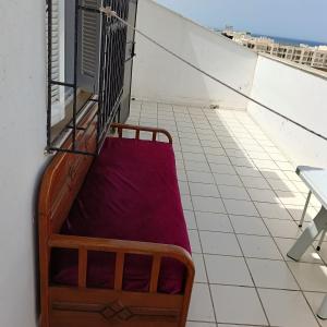 Balkoni atau teres di Appartement joury +3 gambar