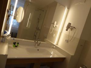 Koupelna v ubytování Hotel Teichwirt