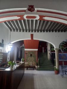 TV a/nebo společenská místnost v ubytování Hotel Reforma