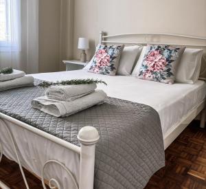 Postel nebo postele na pokoji v ubytování KS APARTMENT