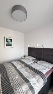 Posteľ alebo postele v izbe v ubytovaní Apartament GreyAppart