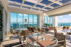 Χώρος καθιστικού στο Flat III em Saint Morizt Hotel - Vista Esplanada
