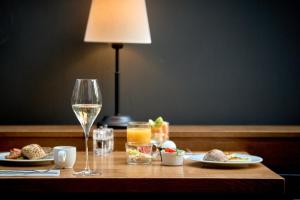 Nápoje v ubytovaní Hotel Schwaiger
