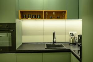 Kuchyň nebo kuchyňský kout v ubytování Premium wellness & spa