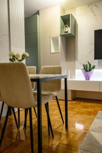 TV a/nebo společenská místnost v ubytování Premium wellness & spa