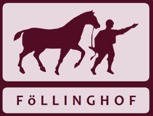 a sign with a silhouette of a galloping horse at Pferdehof in der Oststeiermark in Elxenbach