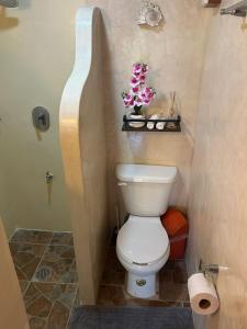 Koupelna v ubytování Hotelito Crismi