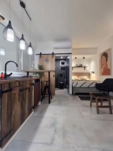Kuchyň nebo kuchyňský kout v ubytování Apartments Marijana
